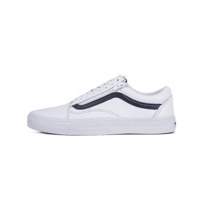 Sneakers - tenisky Vans OLD SKOOL ZIP (Premium Leather) true white