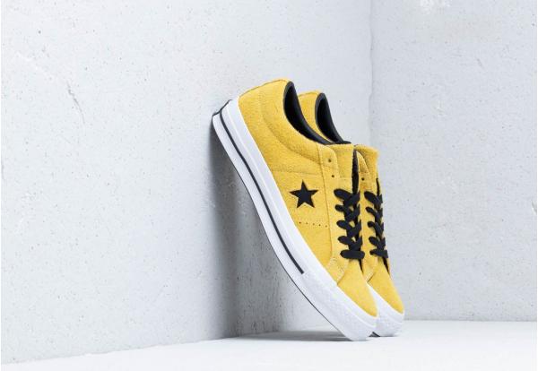 Converse One Star OX Bold Citron/ Black/ White