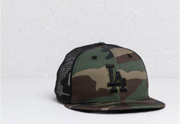 New Era 9Fifty A Frame MLB Essential Los Angeles Dodgers Trucker Cap Camo/ Black
