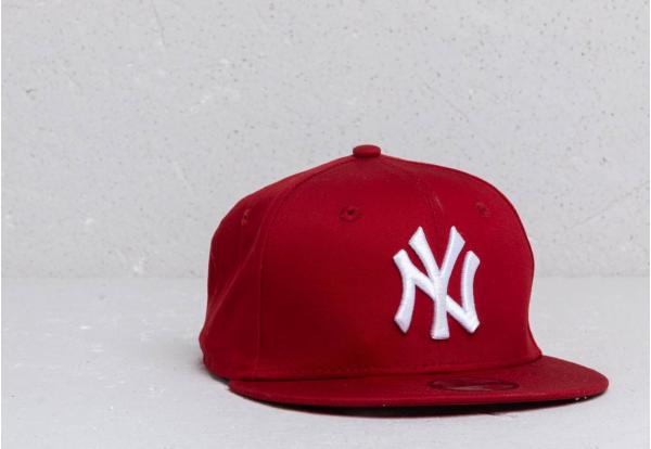 New Era Kids 9Fifty MLB Essential New York Yankees Cap Red/ White