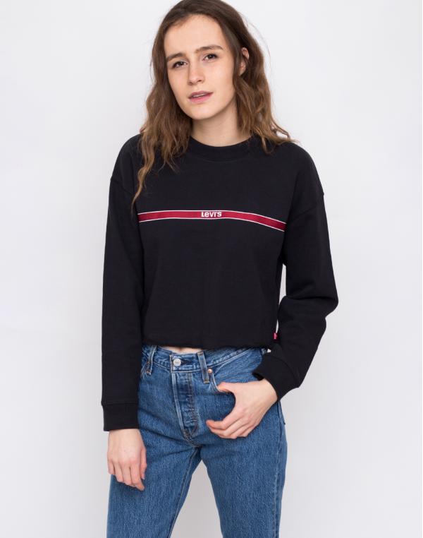 Levi´s® Graphic Raw Cut Crew Black M