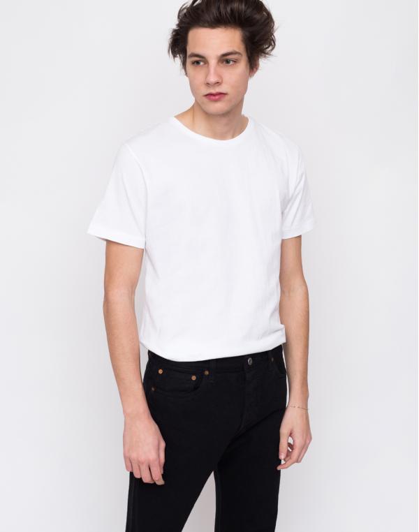 Knowledge Cotton Basic Regular Fit O-Neck Tee 1010 Bright White L