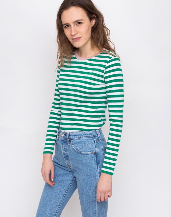 Armedangels Lara Bold Stripes garden green M