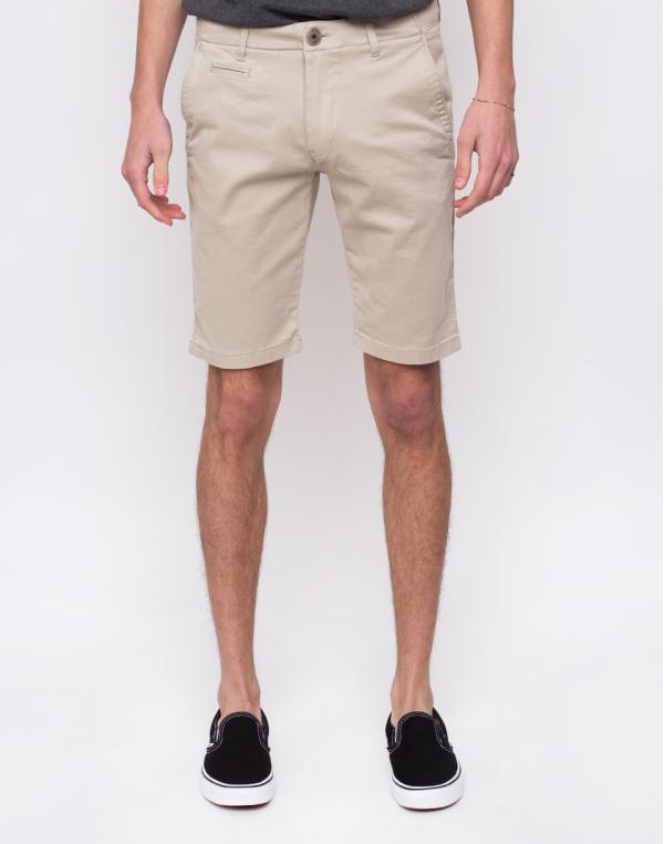 Knowledge Cotton Stretch Chino Shorts 1228 Light feather gray 36