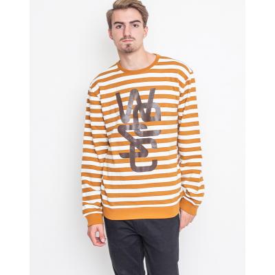 Mikina WeSC Overlay Stripe Tobacco