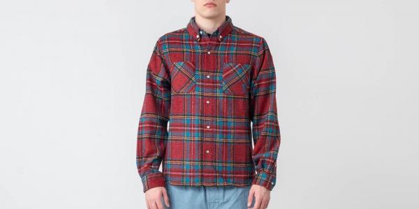 Billionaire Boys Club Check Flannel Shirt Blue