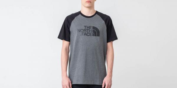 The North Face Raglan Easy Tee Medium Grey Heather