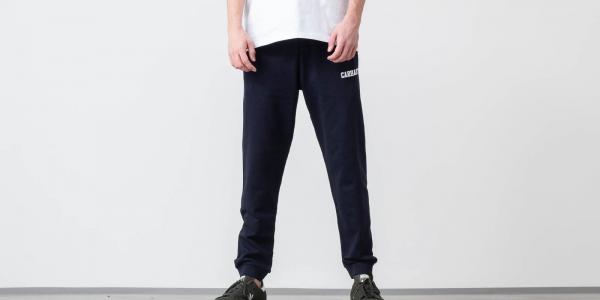 Carhartt WIP College Sweat Pants Dark Navy/ White
