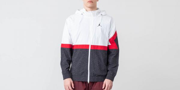 Jordan Air Diamon Cement Jacket White/ Black/ Gym Red