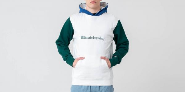 Billionaire Boys Club Colour Popover Hoodie White