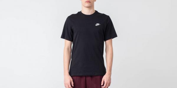 Nike Sportswear Club Tee Black/ White