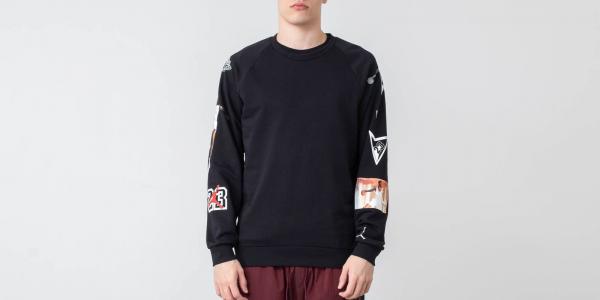 Jordan Jumpman Lightweight Graphic Crewneck Black/ White
