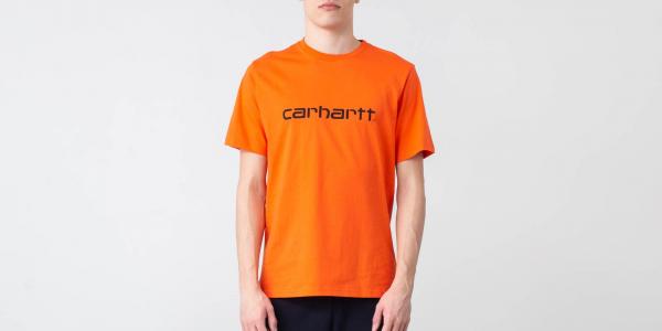 Carhartt WIP Script Tee Pepper/ Black