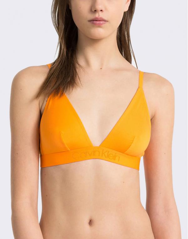 Calvin Klein Unlined Triangle Bell Orange M