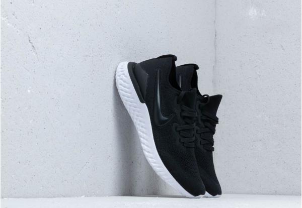 Nike Epic React Flyknit 2 Black/ Black-Gunsmoke