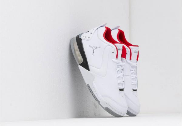 Jordan Big Fund White/ Metallic Silver-Black