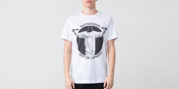 Riot Division Riot De Janeiro Tee White/ Black