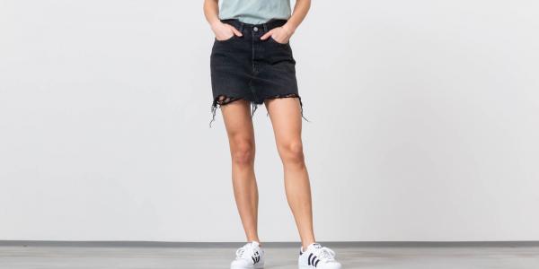 Levis® Deconstructed Skirt Black
