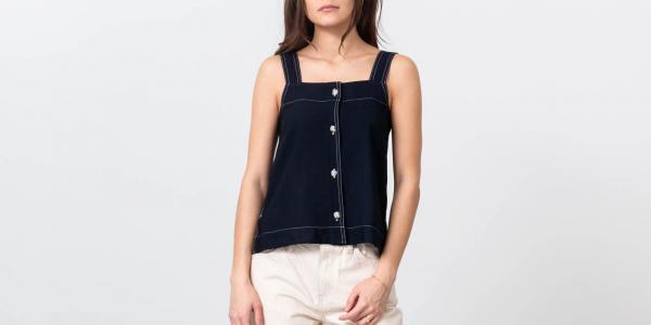 WOOD WOOD Namira Top Navy