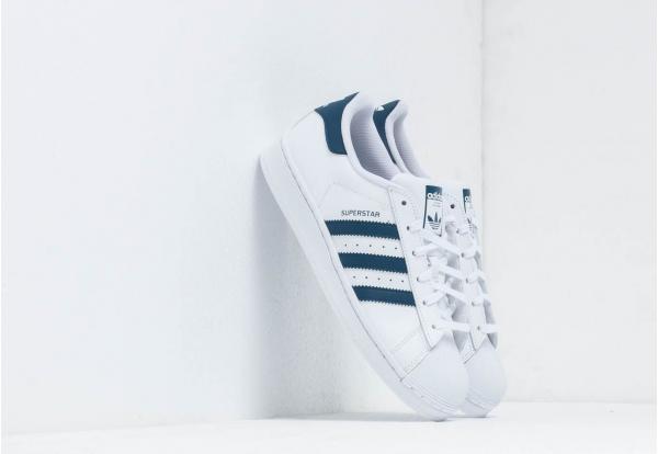 adidas Superstar J Ftw White/ Ftw White/ Legend Marine