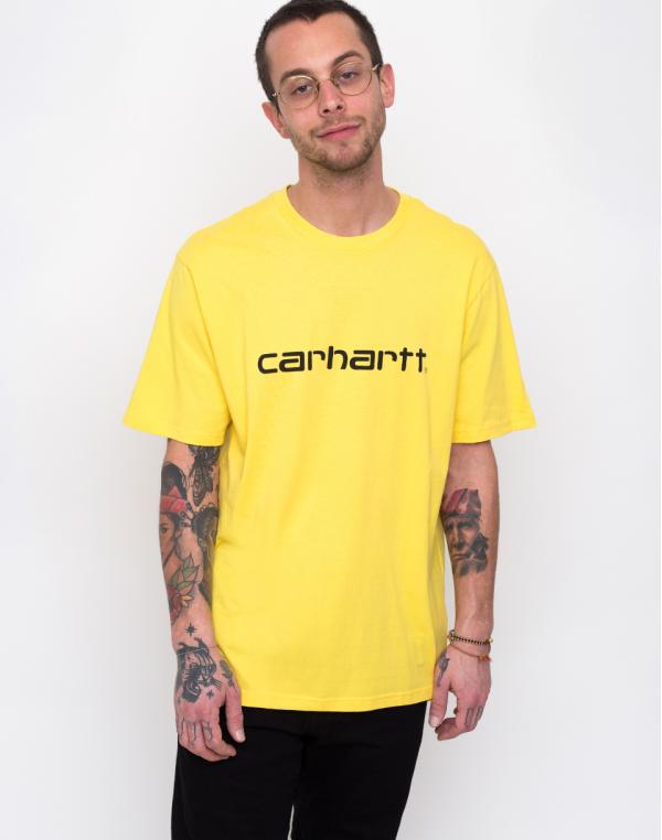 Carhartt WIP Script T-Shirt Primula/Black L