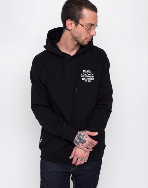 Makia Civil Hooded Sweatshirt Black XL