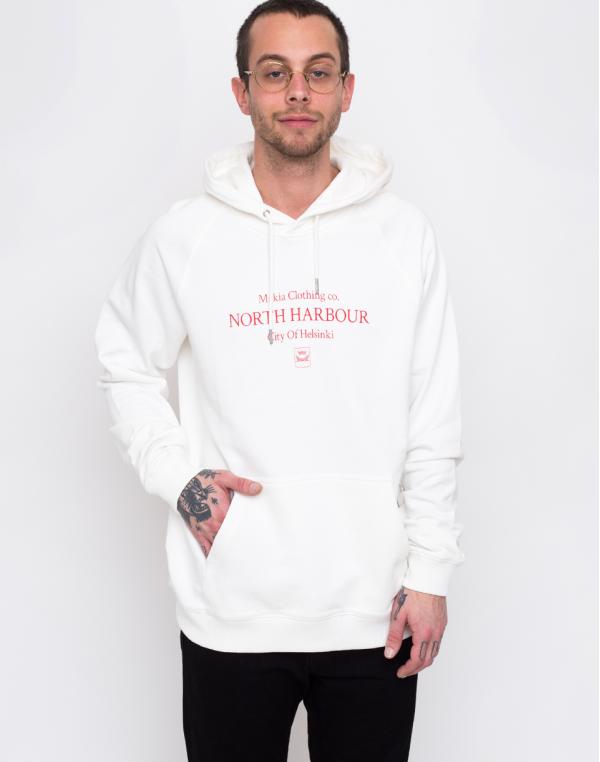 Makia District Hooded Sweatshirt White XL