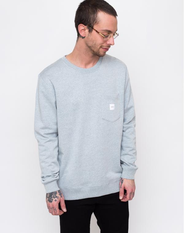 Makia Square Pocket Sweatshirt Light Blue S