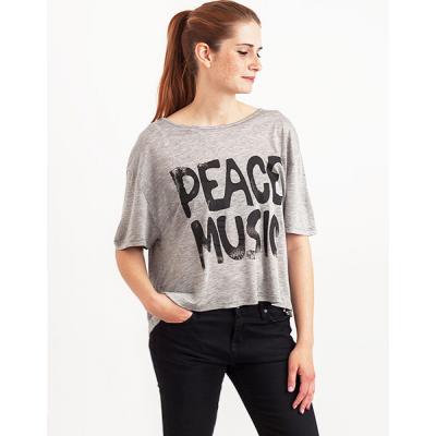 Somedays Lovin Peace Music Frill Back GREY MARLE M