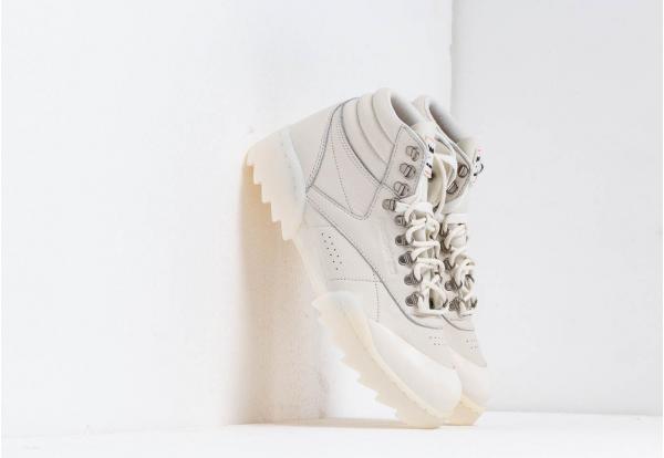 Reebok x Gigi Hadid Freestyle HI Nova Ripple Chalk/ Black/ Neon Red