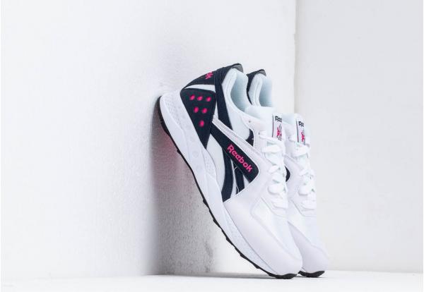 Reebok Pyro White/ Night Navy/ Pink Fusion
