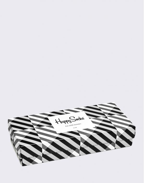 Happy Socks Seasonal Black & White Gift Box XBLW09-9100 41-46