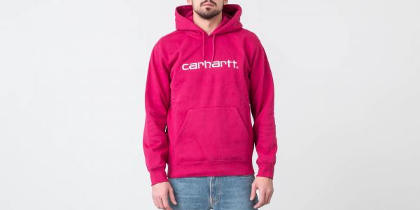 Carhartt WIP Hooded Sweat Tango/ White