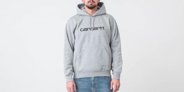 Carhartt WIP Hooded Sweat Grey Heather/ Black