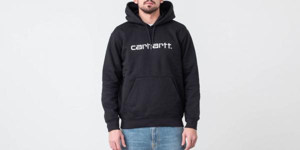 Carhartt WIP Hooded Sweat Black/ White