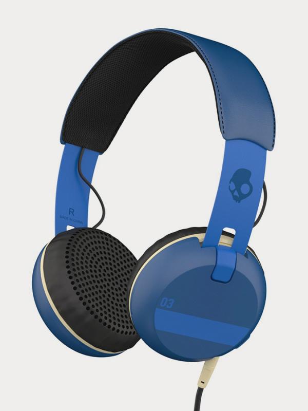 Sluchátka Skullcandy GRIND ON-EAR W/TAP TECH Modrá