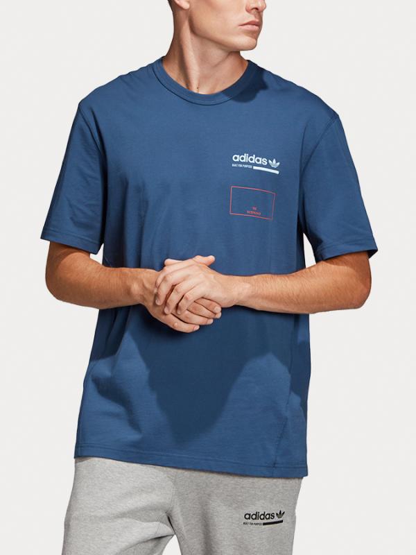 Tričko adidas Originals Grp Tee Modrá