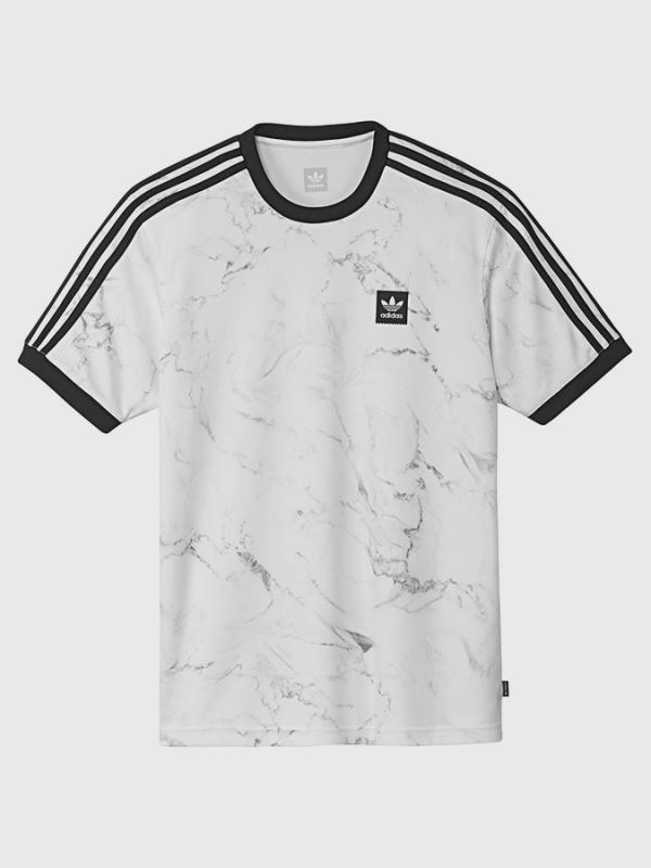 Tričko adidas Originals Mrble Aop Clb Bílá