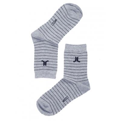 Ponožky WeSC Pinstripe Grey Melange
