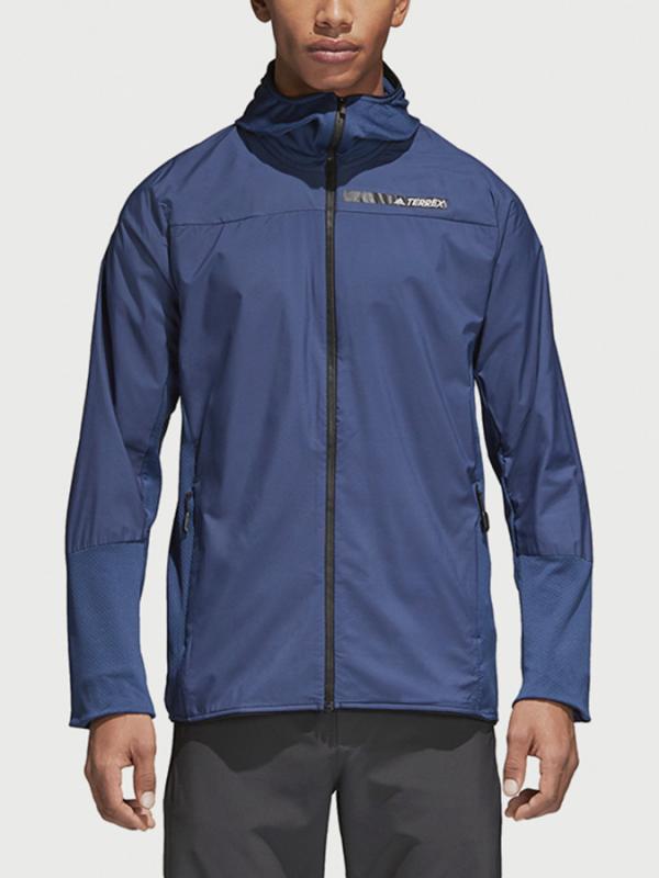 Bunda adidas Performance Skyclimb Fl Jkt Modrá