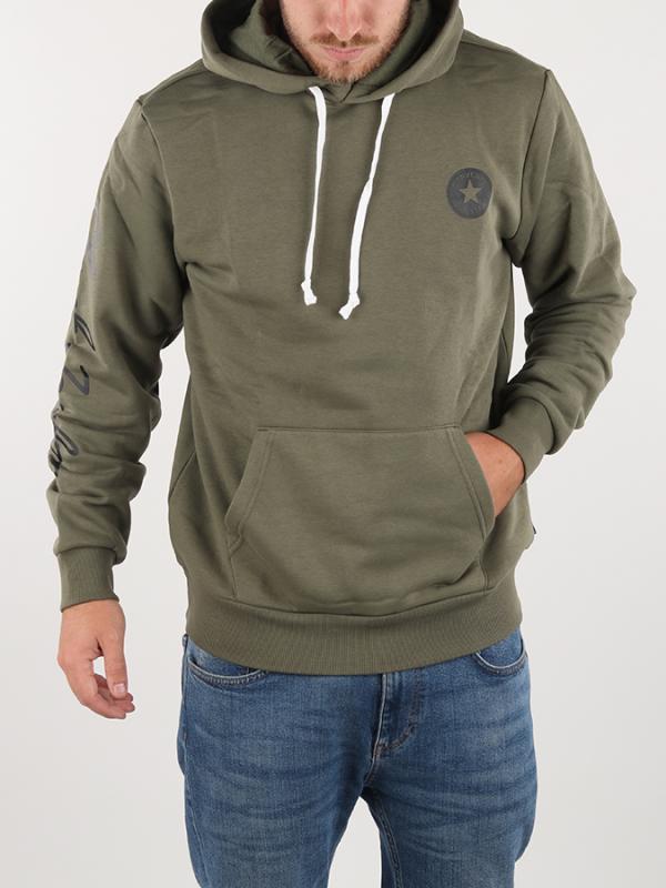 Mikina Converse M Chuck Taylor Graphic Hoodie Hnědá