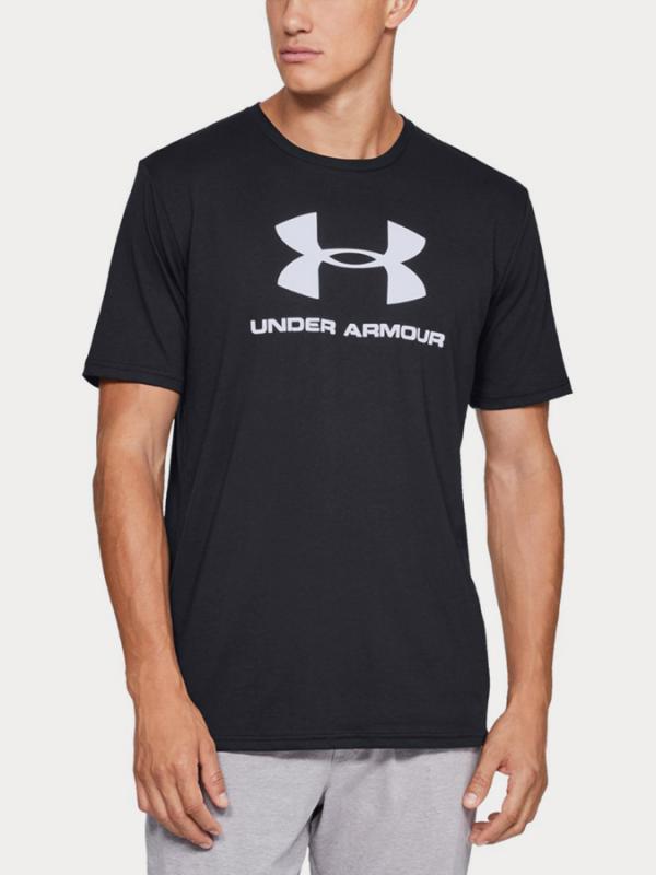 Tričko Under Armour Sportstyle Logo Ss Černá