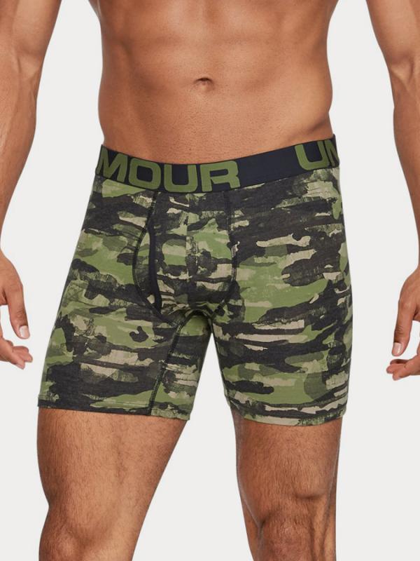 Boxerky Under Armour Charged Cotton 6In 3 Pack Novelty Barevná