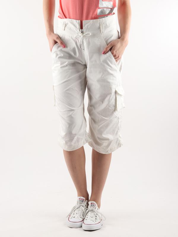 Kraťasy Nike FIT DANCE WOVEN CAPRI Bílá