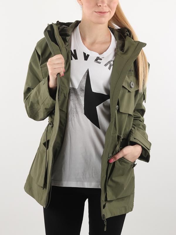 Bunda Converse W Utility Jacket Zelená