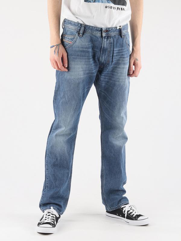 Džíny Diesel KROOLEY L.32 PANTALONI Modrá