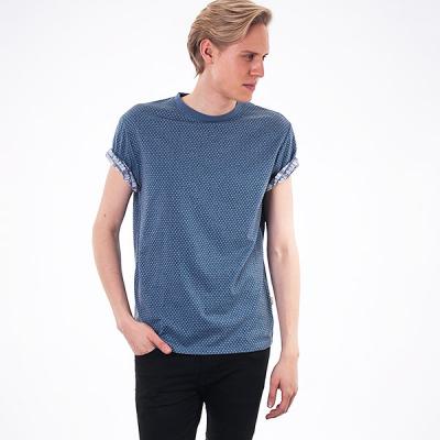 Triko hymn Polka Dot Jacquard Indigo