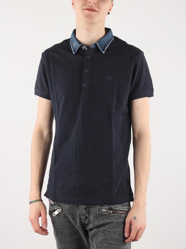 Tričko Diesel T-FRI CAMICIA Černá