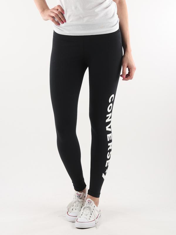 Legíny Converse W Wordmark Legging Černá