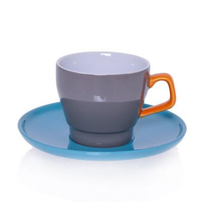 Sagaform Pop Šálek hnědý/oranžový